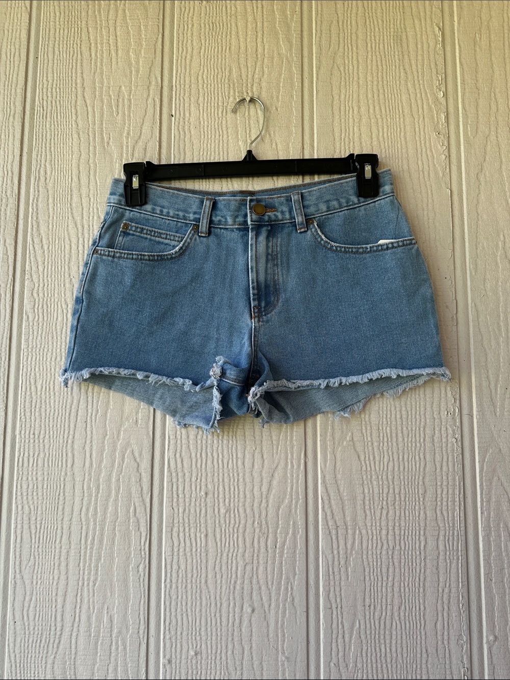 Billabong Denim Shorts with Frayed Hem